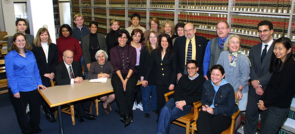 The clinical faculty and staff in 2002