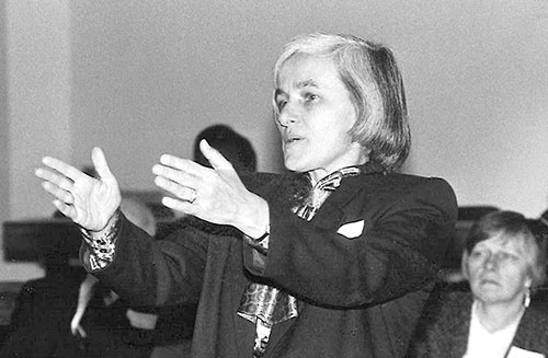 Professor Ursula Bentele, circa 1980s