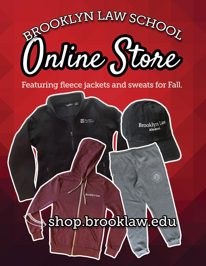 Brooklyn Law School Online Store Advertisement
