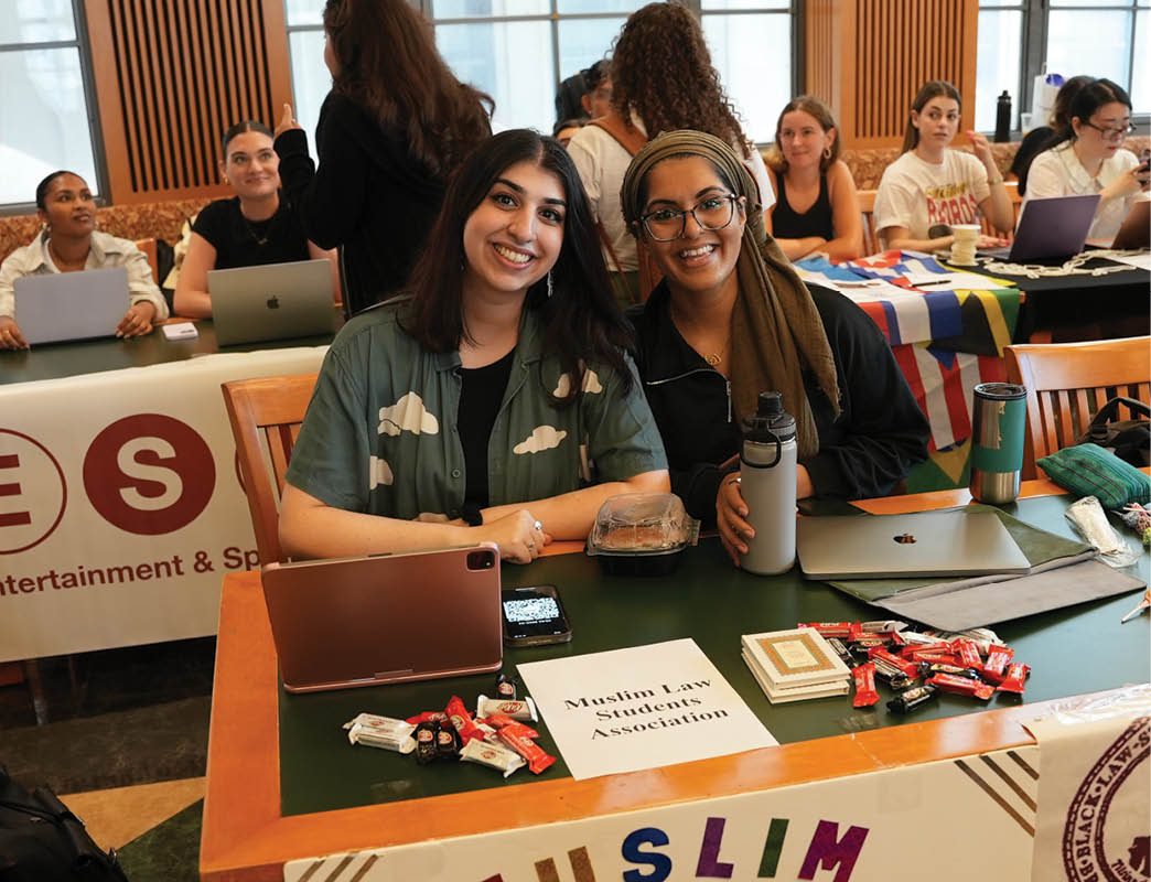 Muslim Law Student Association booth